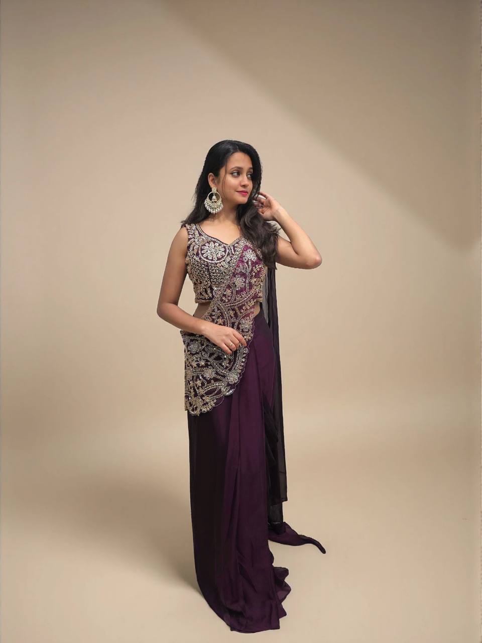 Superhit Trending Rangoli Silk Lehenga Saree with Fully Embroidered Stylish Blouse - Fully Stitched