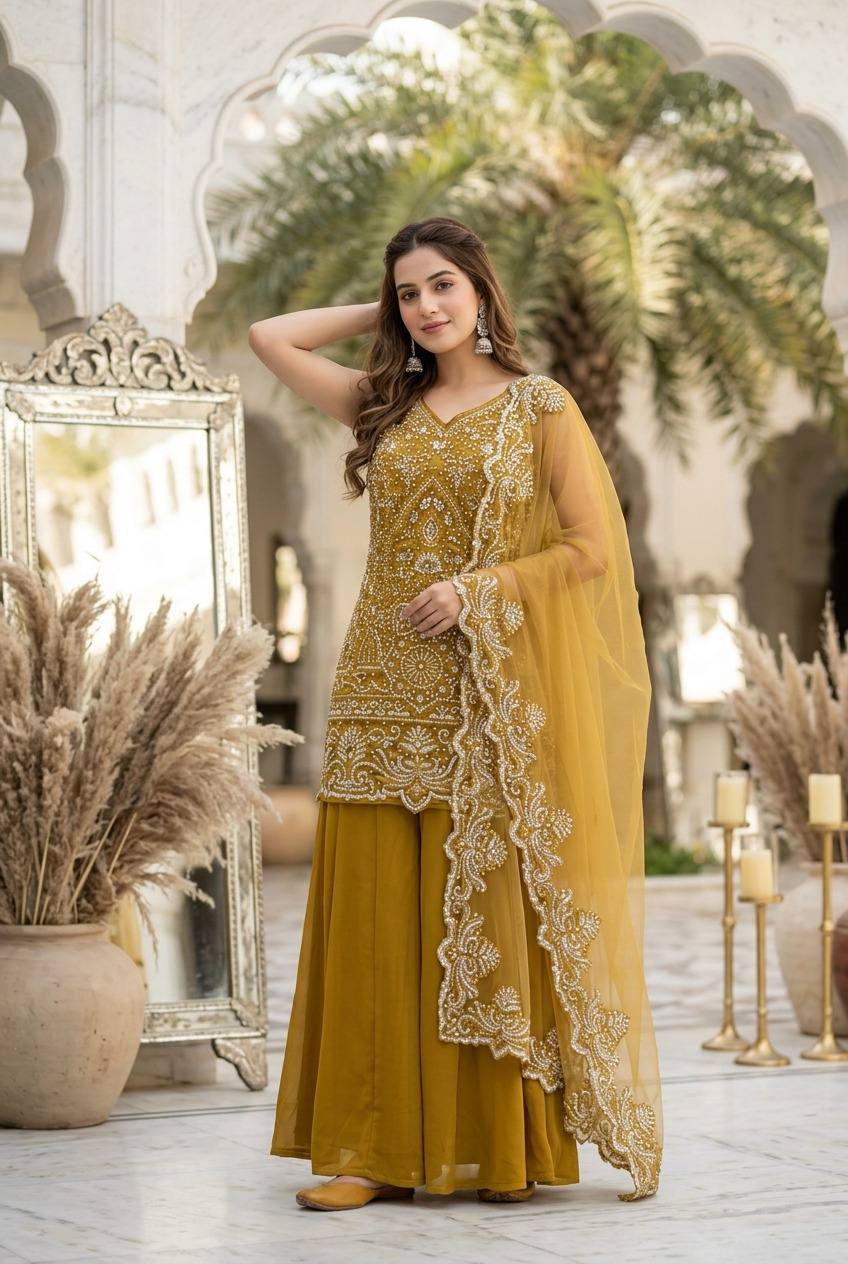 PARTY WEAR DESIGNER 3 PIS SUIT