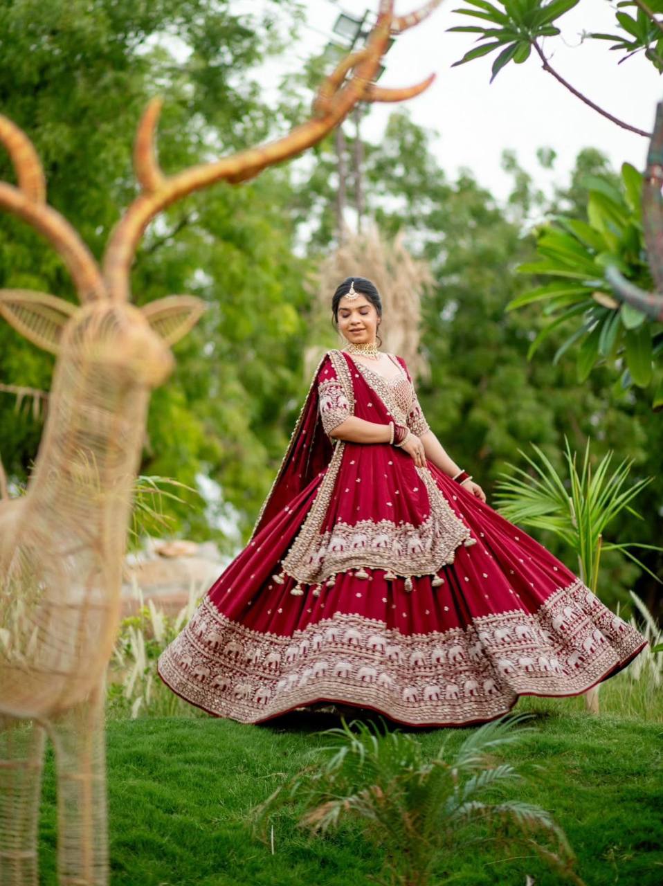 Launching New Festival Fox Georgette Lehenga Choli with Heavy Embroidery and Fancy Dupatta - Fully Stitched