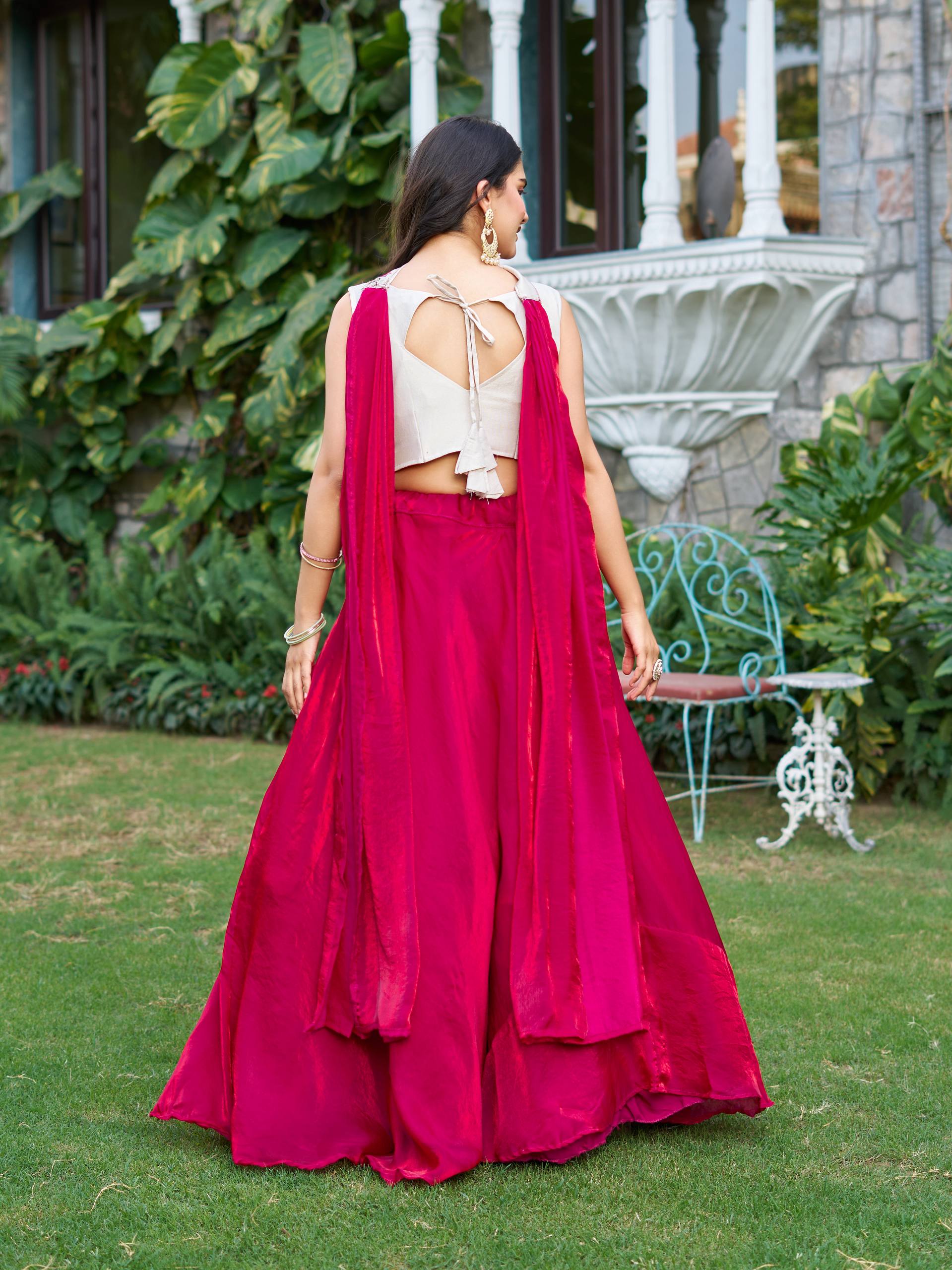 Premium Simar Tissue Silk & Fendy Silk Rakhi Special Lehenga Choli for Women | 9-Meter Grand Flare | Designer Festive, Wedding & Party Wear Collection (A)125