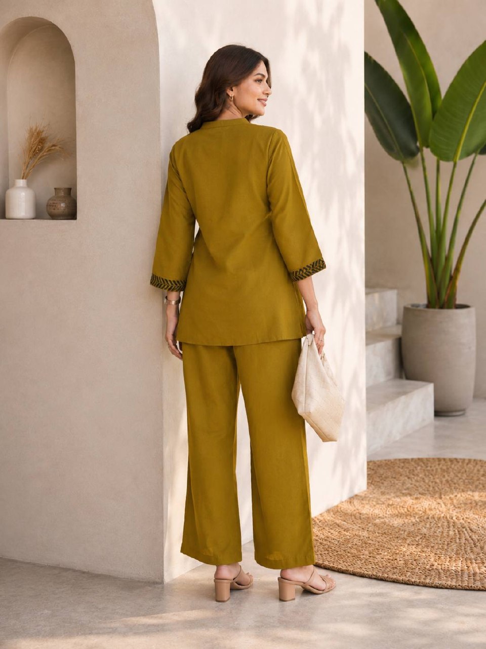 Designer Roman Silk Co-Ord Set for Women | 🌸 Festival Special Collection | 👗 Premium Party Wear | Elegant Ethnic Co-Ord Set (L)D-129