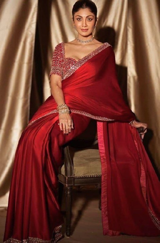 Premium French Crepe Silk Mirror Work Saree with Heavy Real Mirror Border | Designer Wedding, Party & Festive Wear Collection HE-BUY-(P)-71