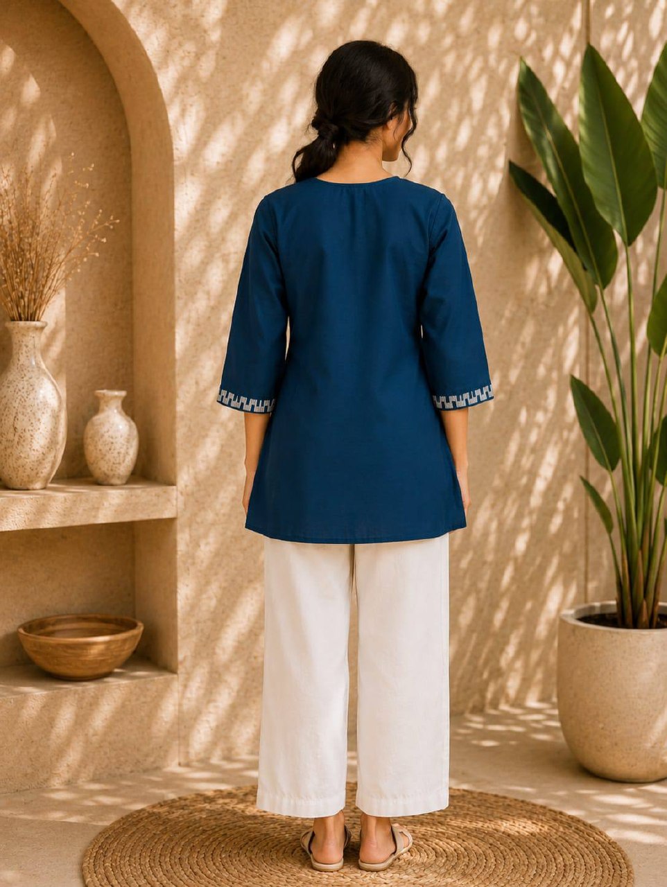 Premium Cotton Kurti Set for Women | ✨ Elegant Co-Ord Set Collection | 👗 Soft & Breathable Cotton | Office, Daily & Casual Wear (L)C-02