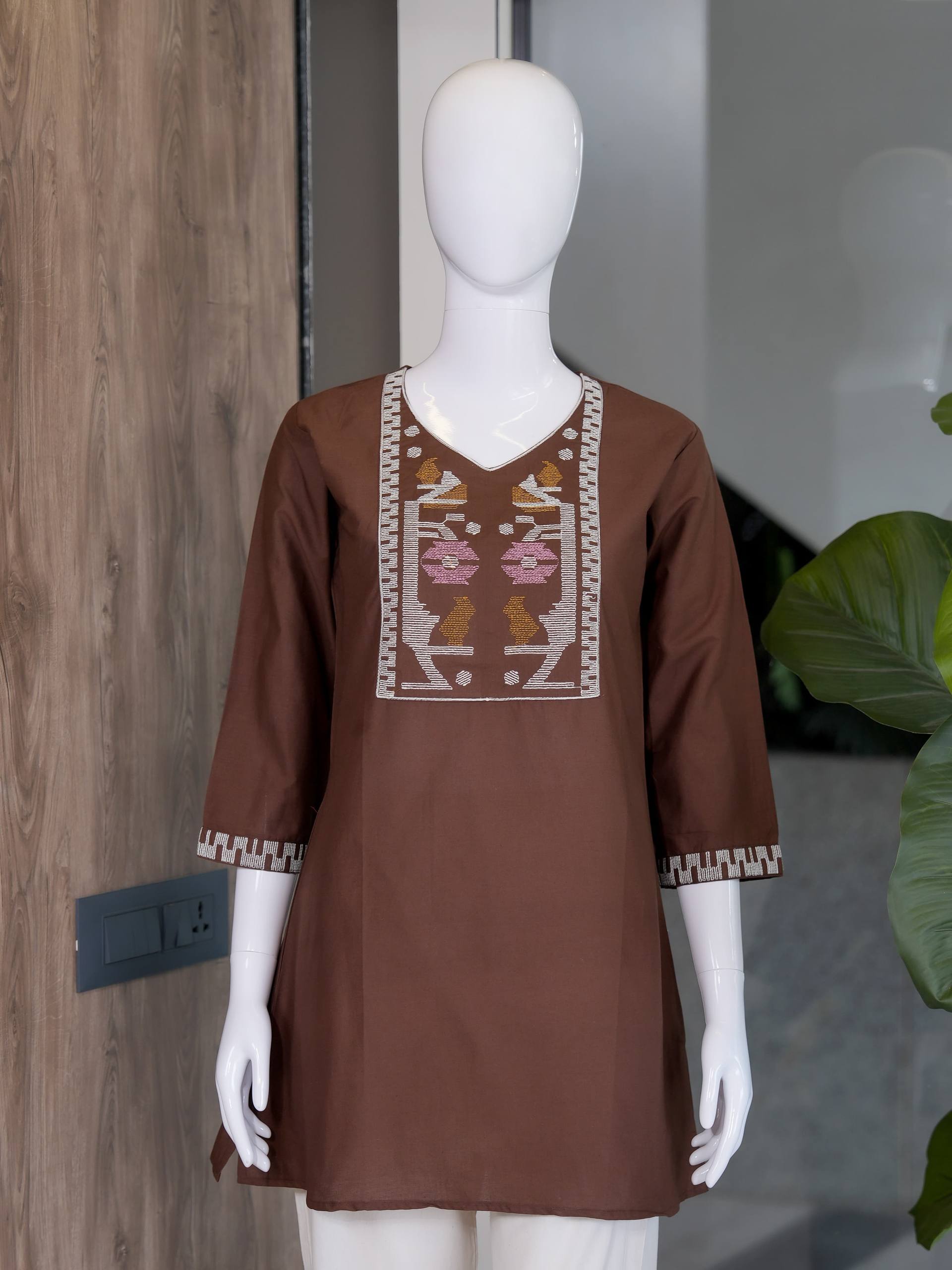Premium Cotton Kurti Set for Women | ✨ Elegant Co-Ord Set Collection | 👗 Soft & Breathable Cotton | Office, Daily & Casual Wear (L)C-02