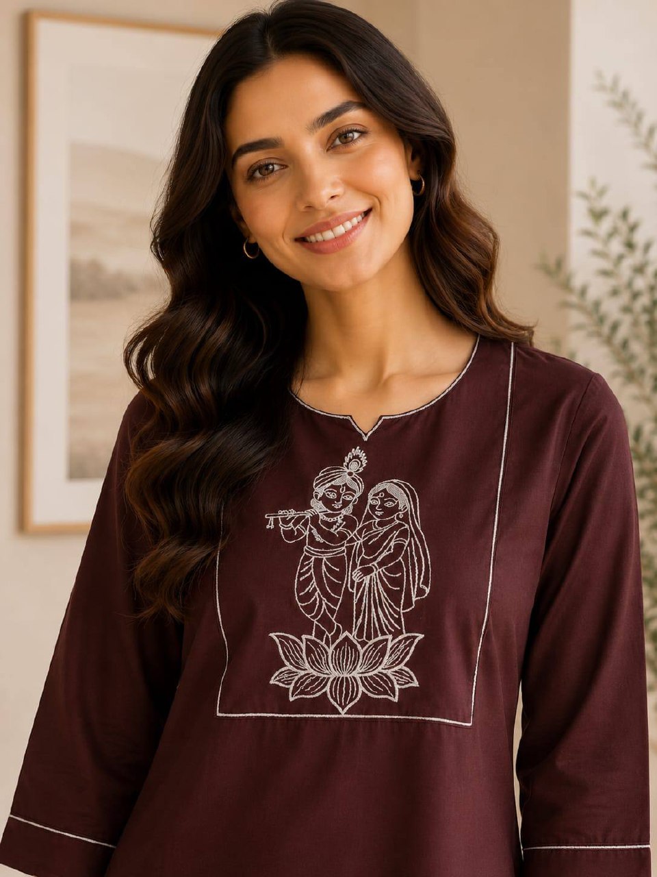 Premium Salab Cotton Kurti Set for Women Co-Ord set Collection | Classy Elegant Ethnic Wear | Soft & Comfortable | Daily & Office Wear (L)C-05