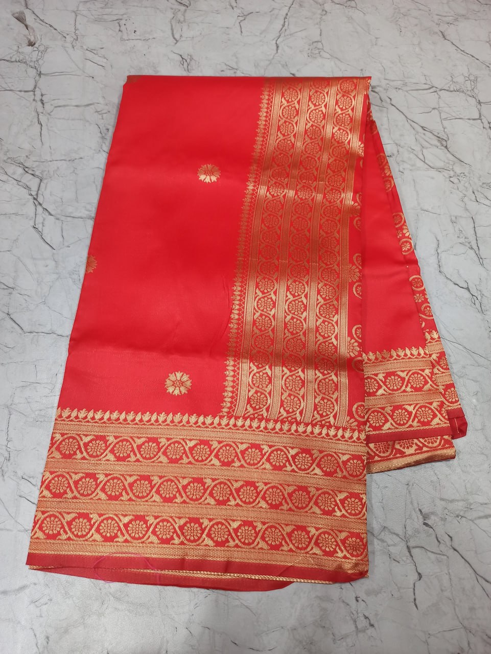 Premium Soft Lichi Silk Saree with Rich Pallu & All-Over Jacquard Work | Exclusive Jacquard Border Blouse   HE-BUY-(Y)-2060