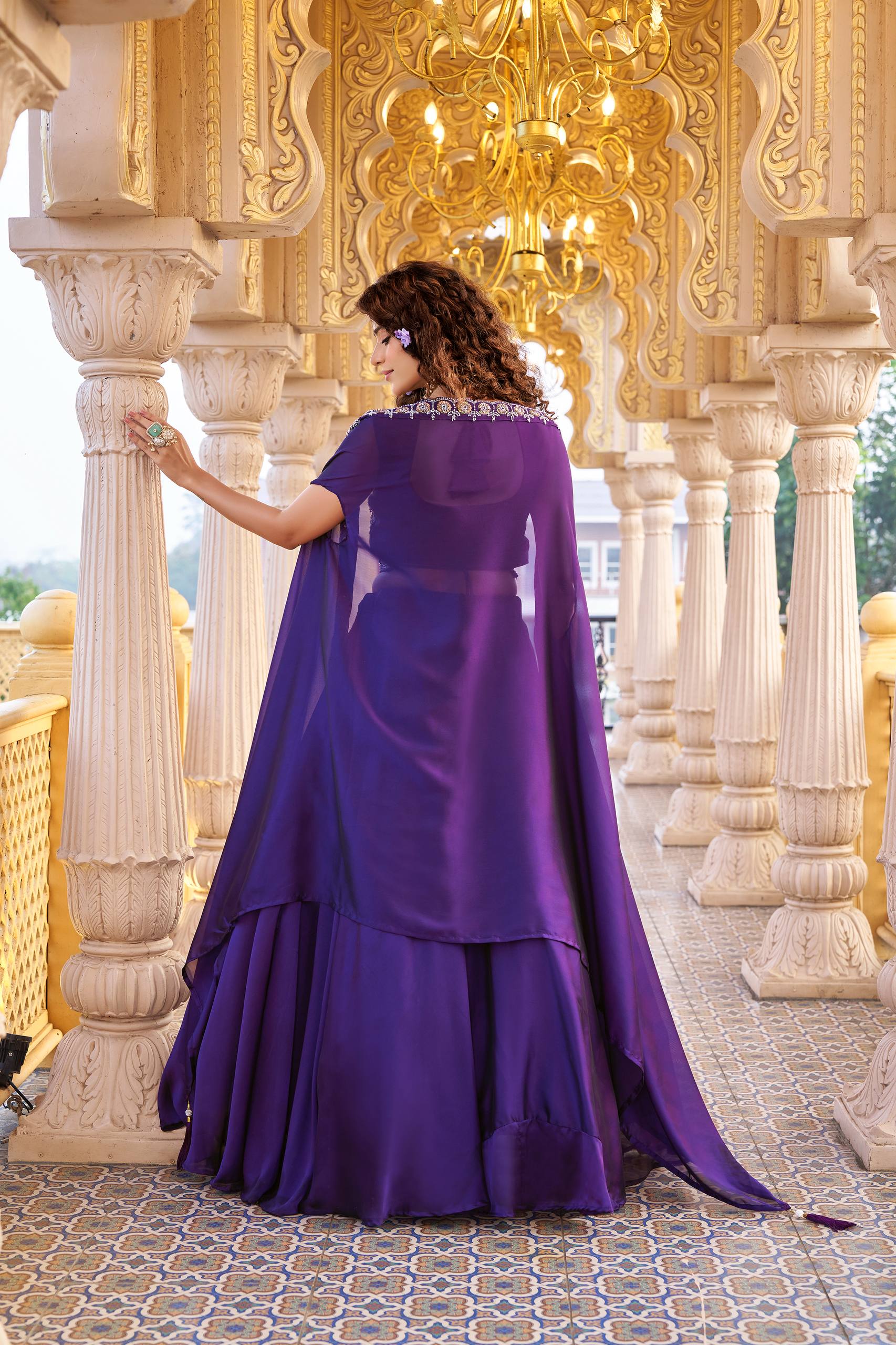 Premium Pure Rangoli Silk Wedding Lehenga Choli for Women | 9-Meter Grand Flare | Heavy Moti Beads & Sequence Embroidery | Designer Bridal, Reception & Festive Wear Collection (A)-155