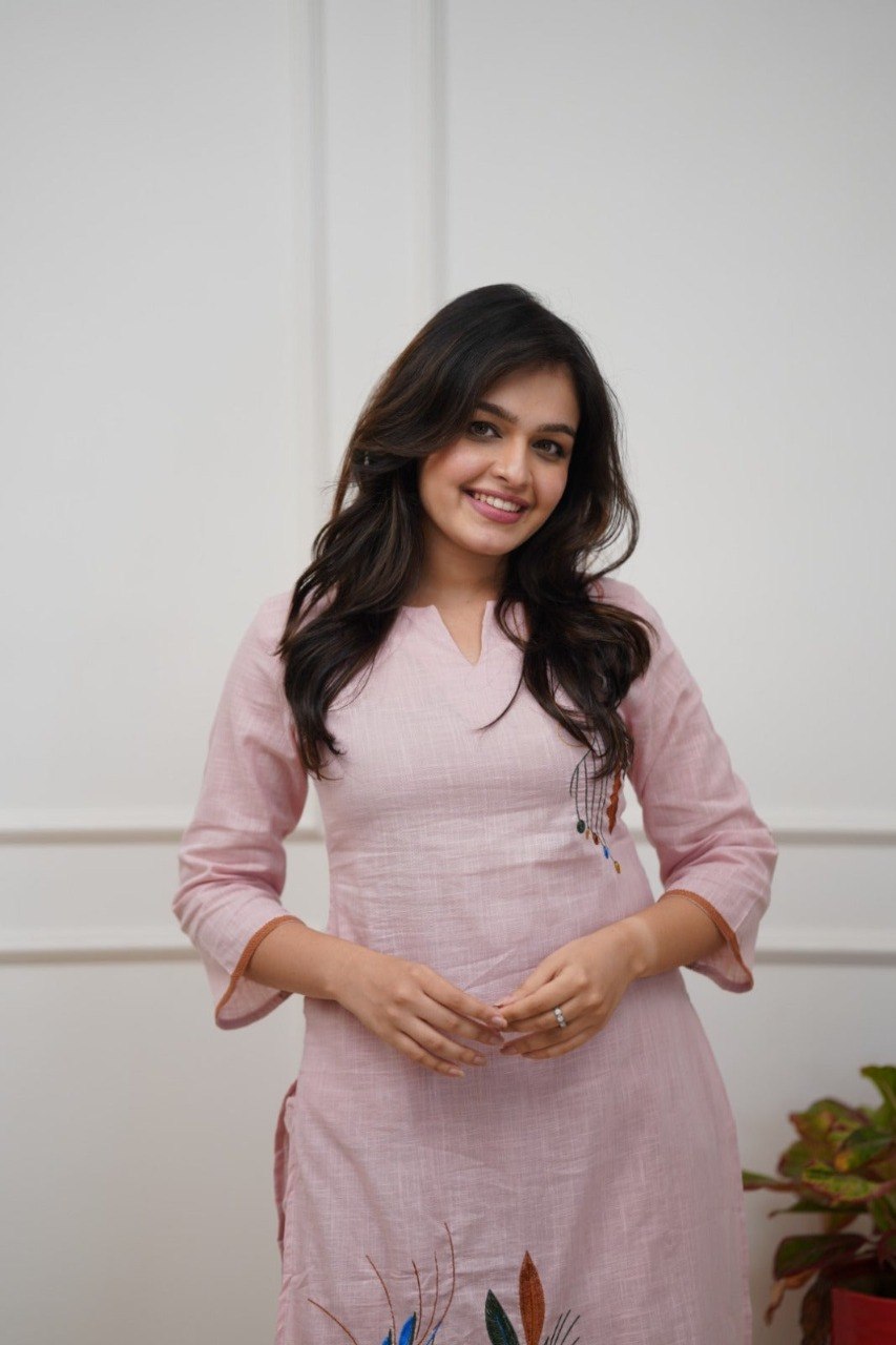 Modern Cotton Blend Co-Ord Set for Women with Embroidery Work - Fully Stitched