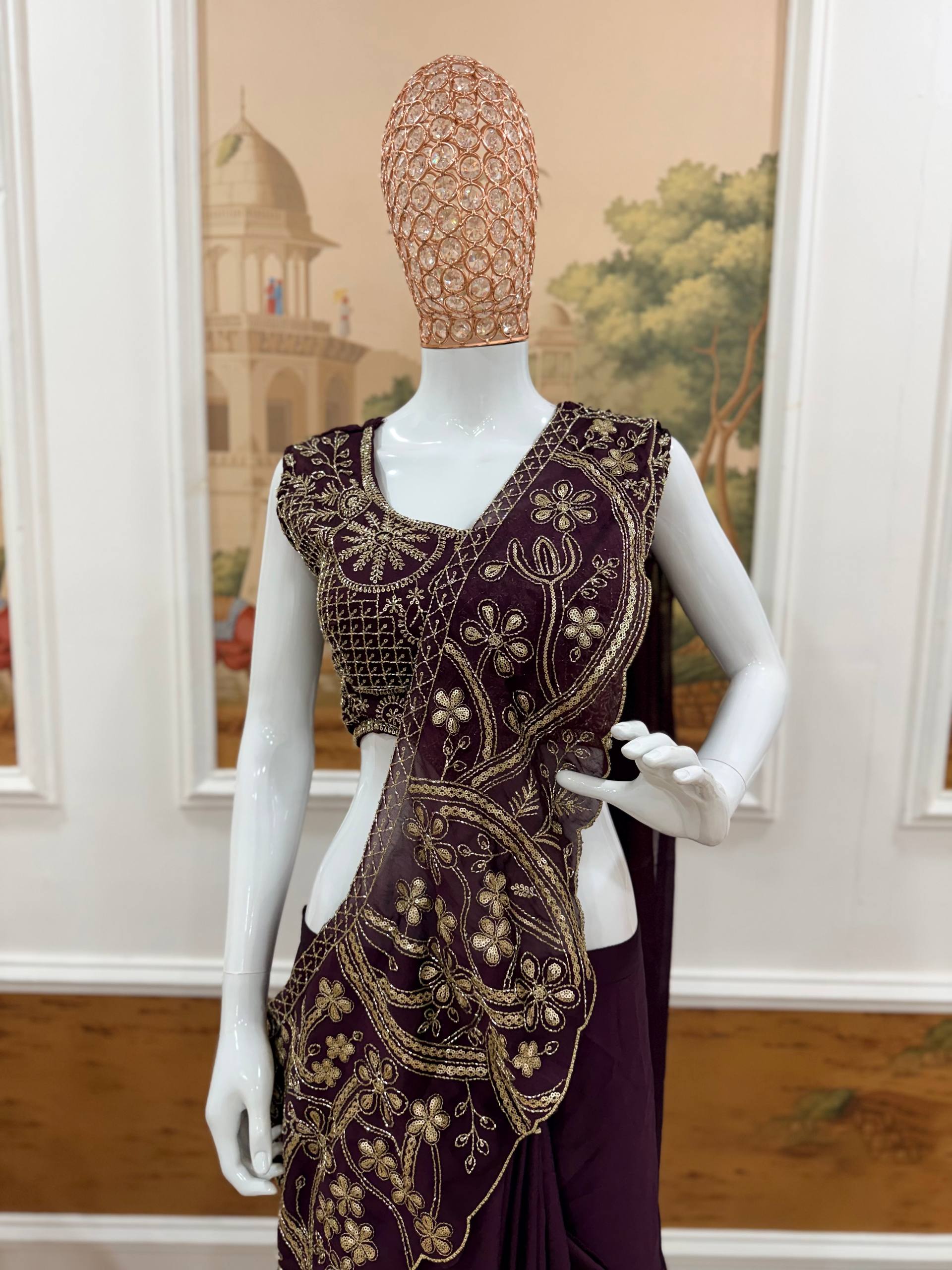 Superhit Trending Rangoli Silk Lehenga Saree with Fully Embroidered Stylish Blouse - Fully Stitched