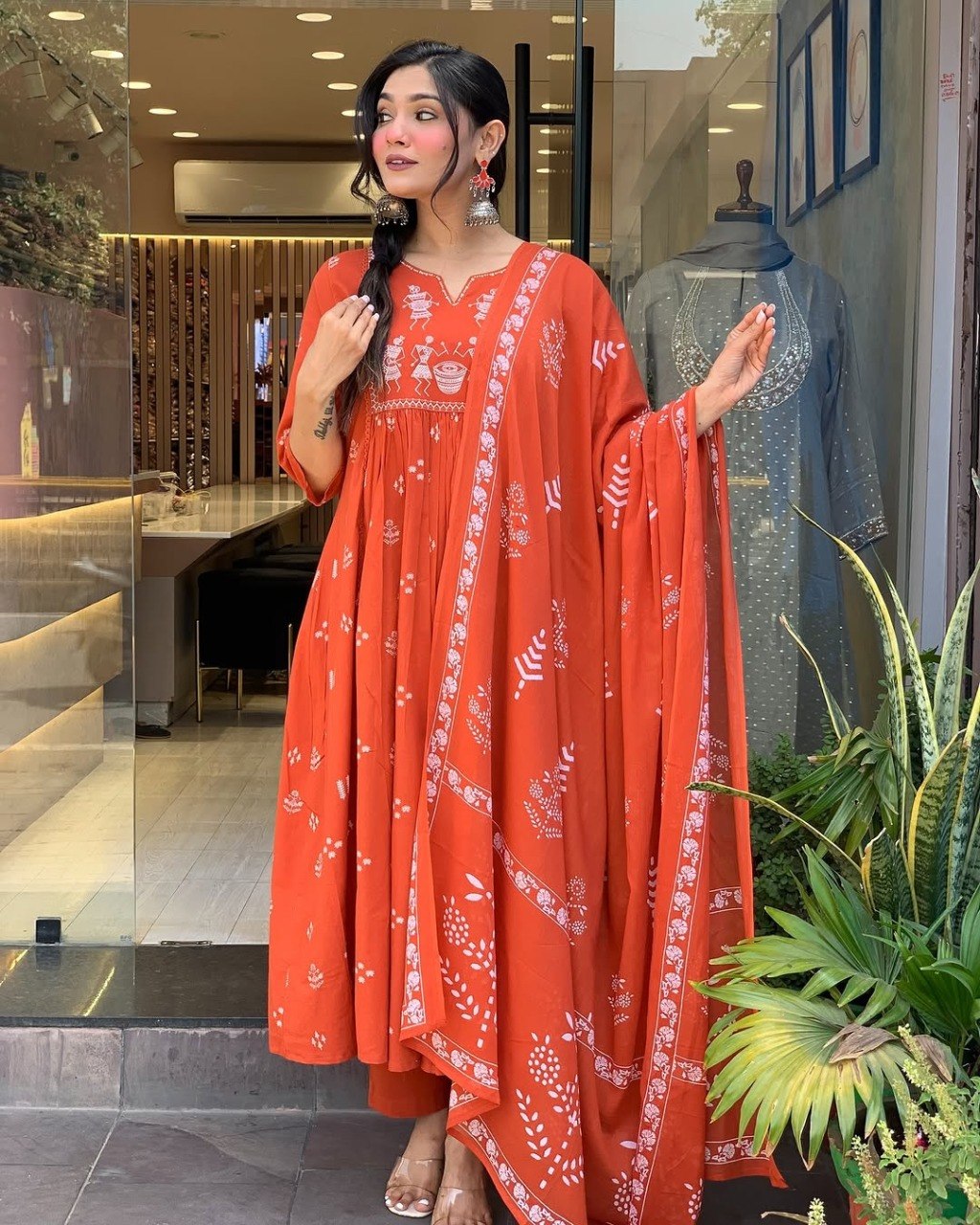 Stylish Viscose Rayon Embroidered Kurta Pant Set with Printed Polly Cotton Dupatta - Fully Stitched