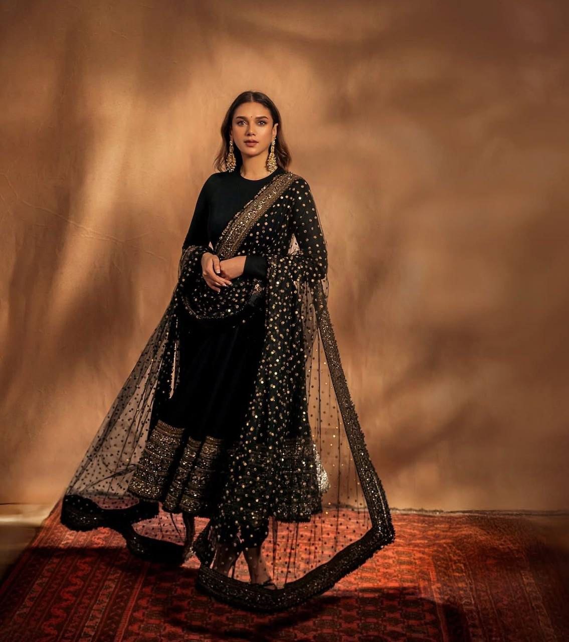 Wedding Wear Fox Georgette Embroidered Gown with Dupatta - Fully Stitched