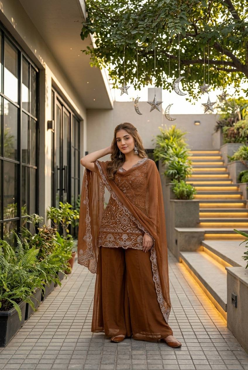 PARTY WEAR DESIGNER 3 PIS SUIT