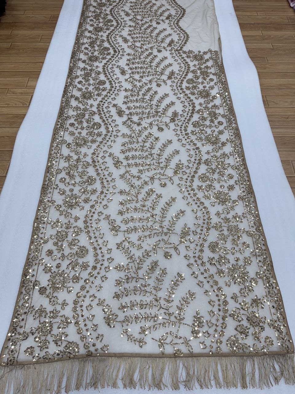 Bollywood Blockbuster Butterfly Net Sequins Embroidered Saree with Designer Blouse