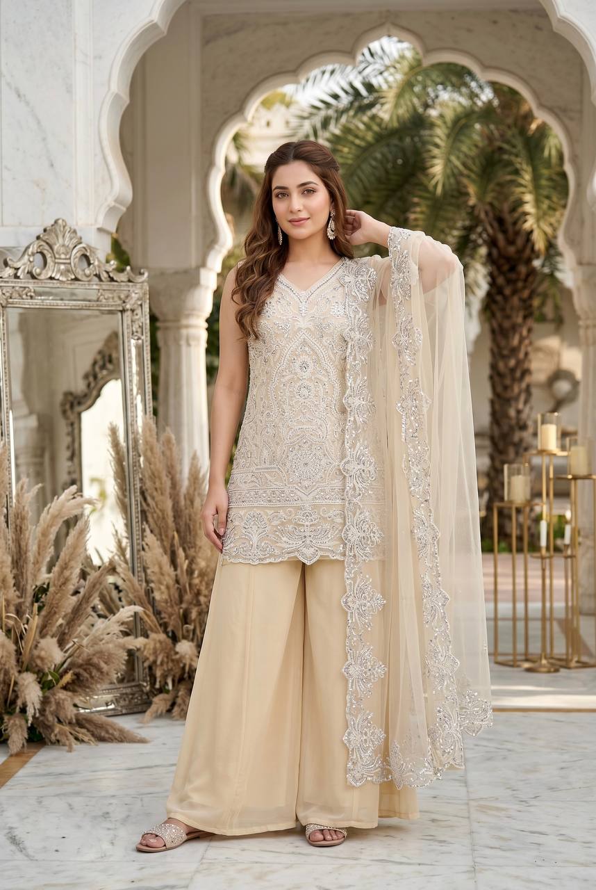 PARTY WEAR DESIGNER 3 PIS SUIT