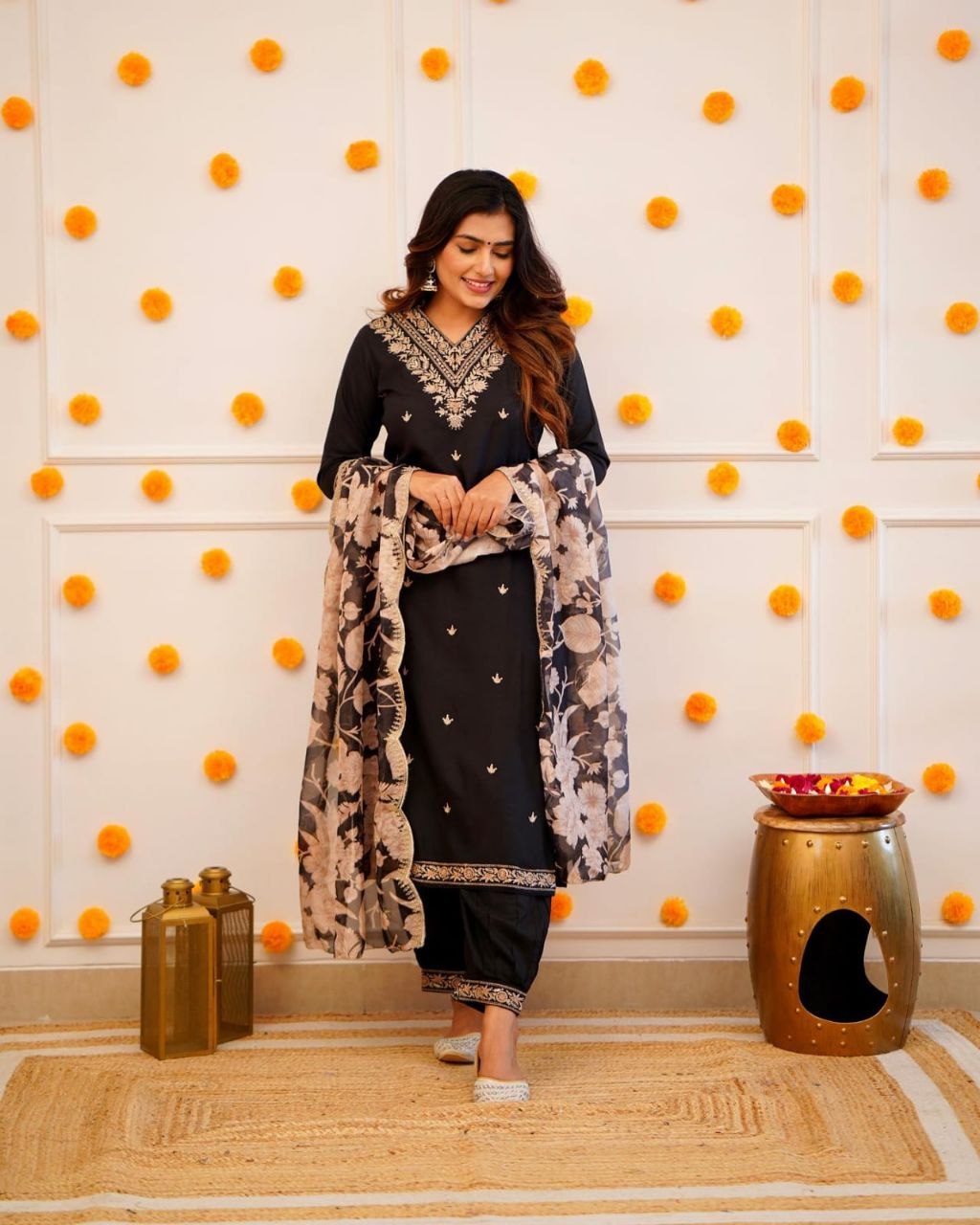 Stylish Viscose Rayon Embroidered Kurta Pant Set with Chinon Dupatta for Party Wear - Fully Stitched