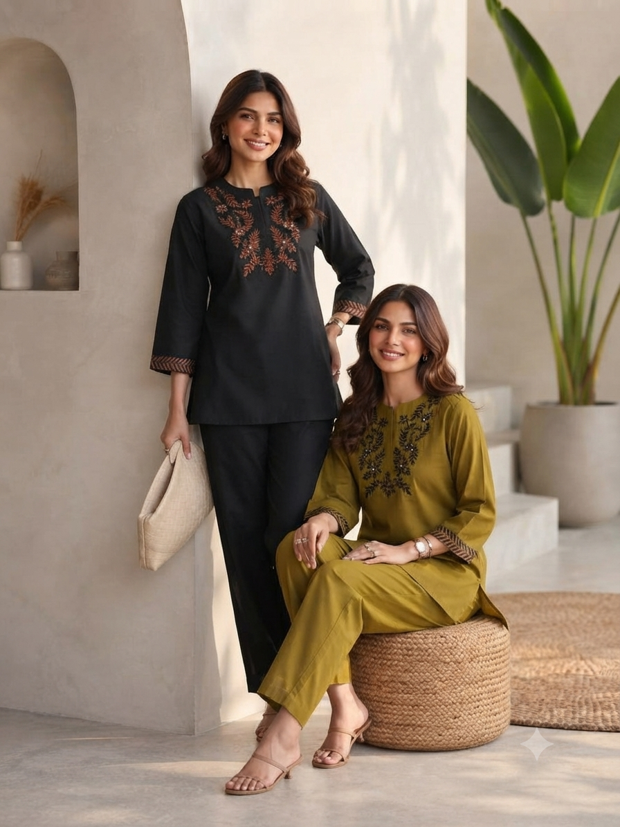 Designer Roman Silk Co-Ord Set for Women | 🌸 Festival Special Collection | 👗 Premium Party Wear | Elegant Ethnic Co-Ord Set (L)D-129