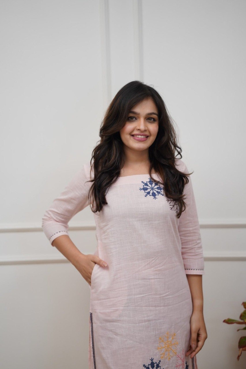 Modern Cotton Blend Co-Ord Set for Women with Embroidery Work - Fully Stitched