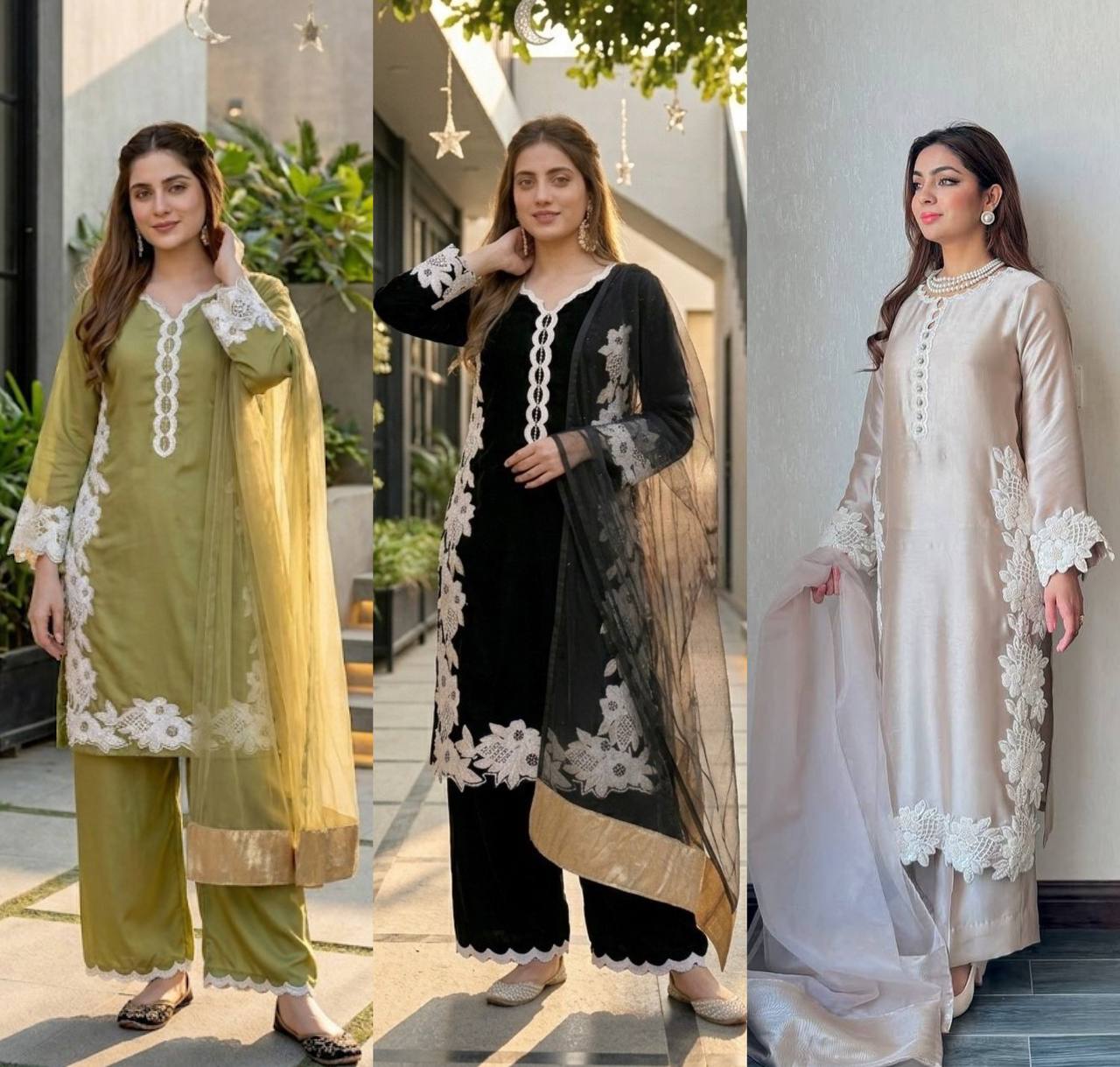 DESIGNER HEAVY TOP PLAZZO SUIT SET