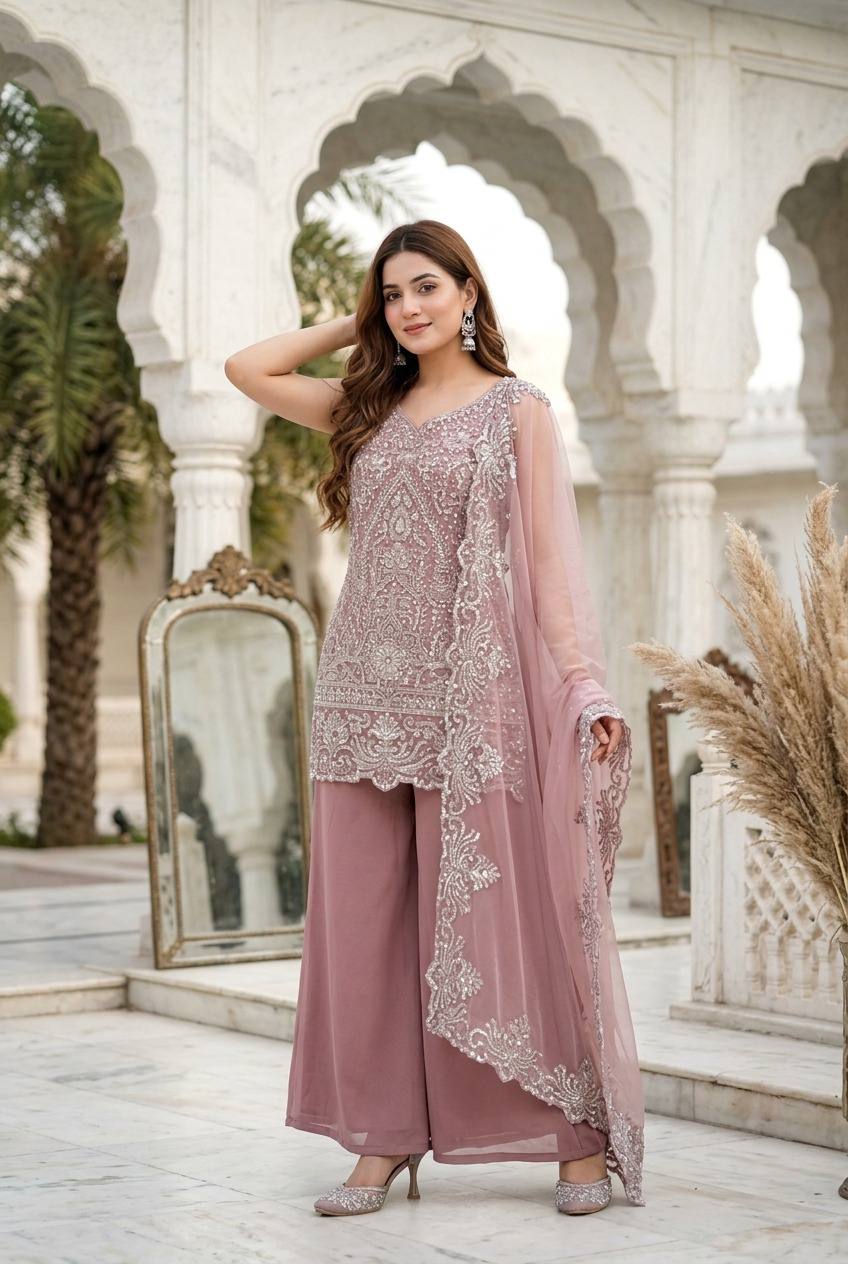 PARTY WEAR DESIGNER 3 PIS SUIT