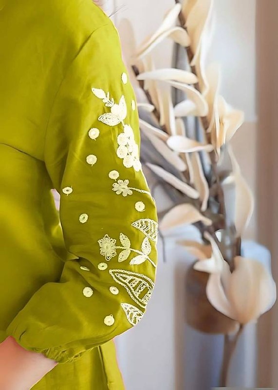 Modern Viscose Rayon Co-Ord Set for Women with Embroidery Work - Fully Stitched