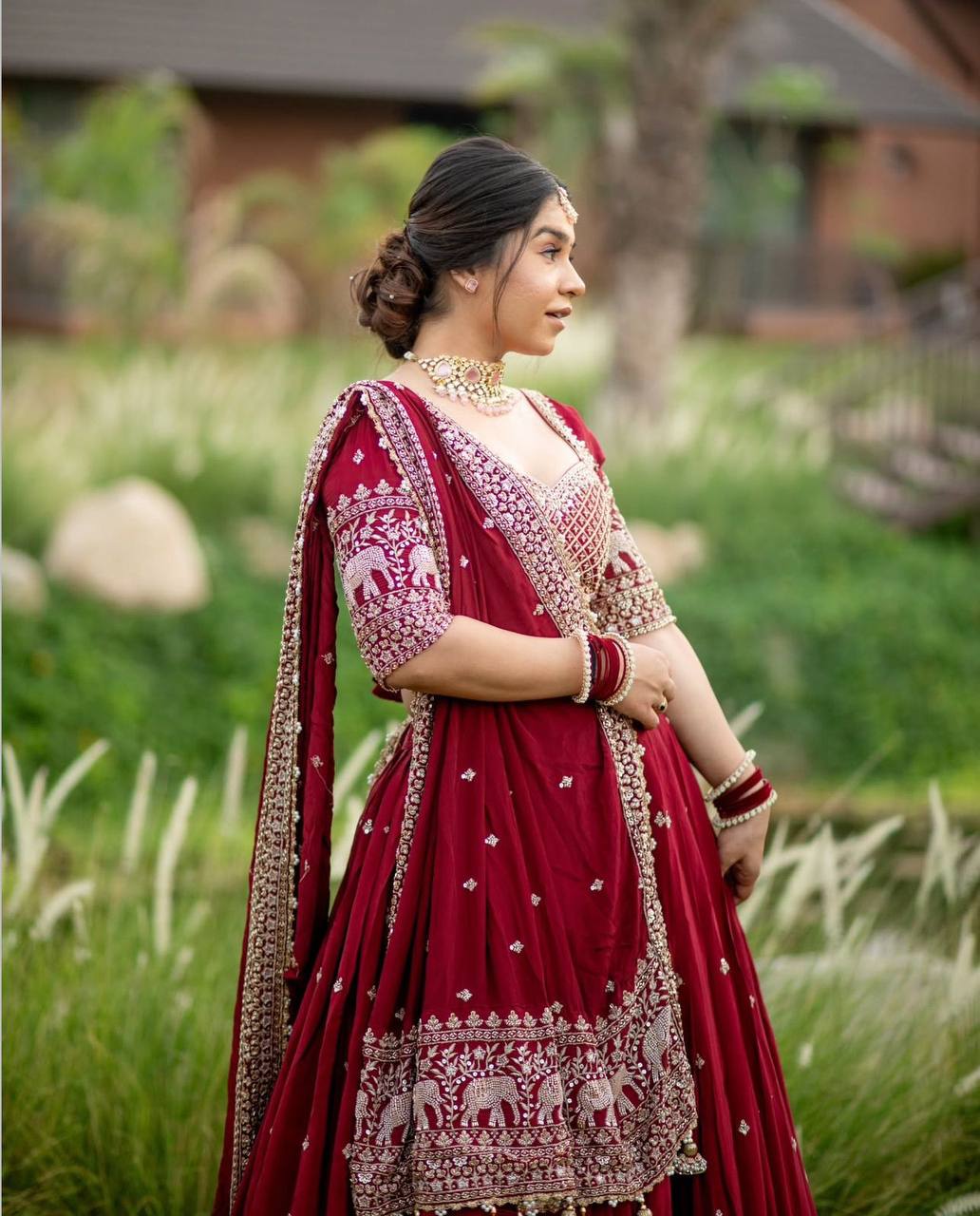 Launching New Festival Fox Georgette Lehenga Choli with Heavy Embroidery and Fancy Dupatta - Fully Stitched