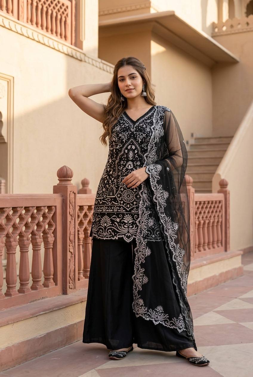 PARTY WEAR DESIGNER 3 PIS SUIT