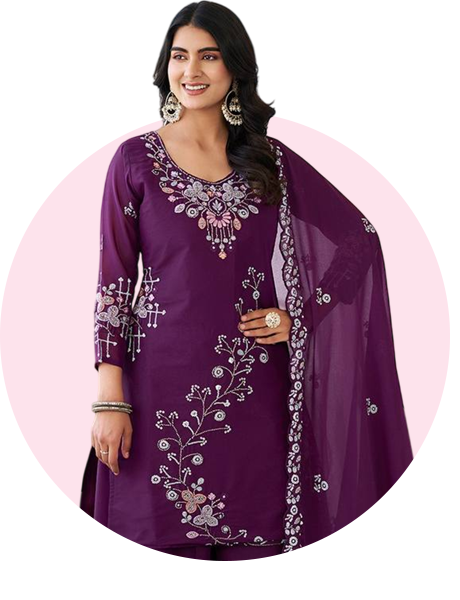 Plazzo - Dupatta Pair